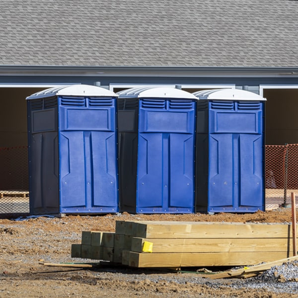 how do you dispose of waste after the porta potties have been emptied in Bladensburg